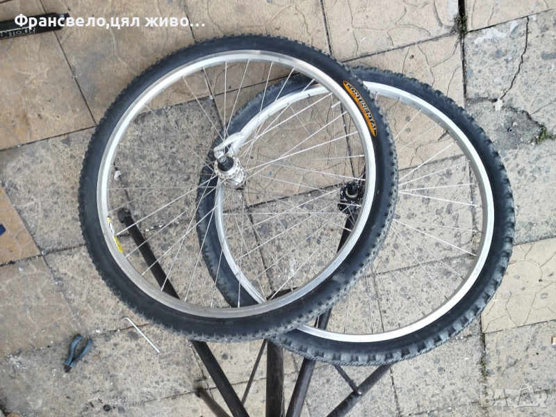 Чифт 26 цола капли за велосипед колело с гуми , снимка 1