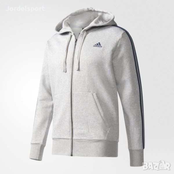 Мъжко горнище Adidas Essentials 3-Stripes Fleece, снимка 1