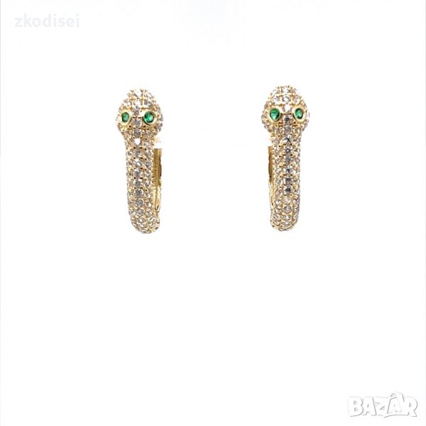 Златни обеци 2,81гр. 14кр. проба:585 модел:21891-1, снимка 1