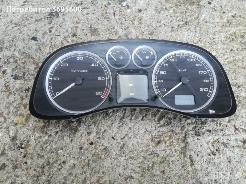Табло километраж Peugeot 307 2.0 HDI Пежо 2.0 ХДИ, снимка 1