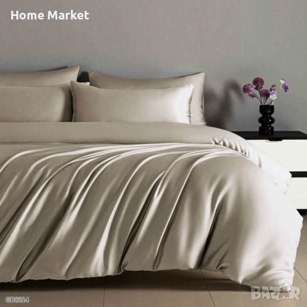 Луксозен комплект от висококачествен памучен сатен Комплектът е от 4 части и съдържа: 1 бр. долен ча, снимка 1