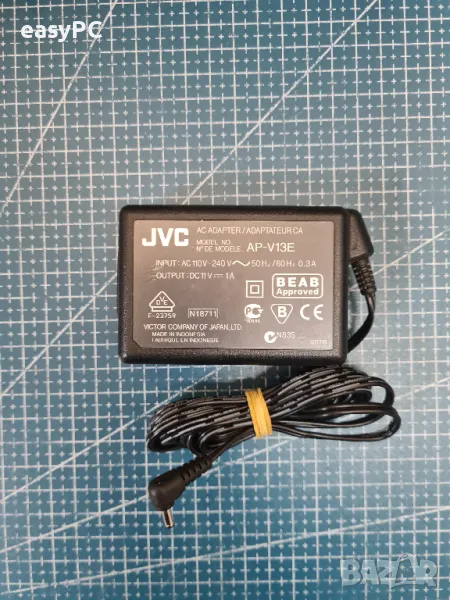 Оригинален захранващ адаптер JVC AP-V13E 11V 1A, снимка 1