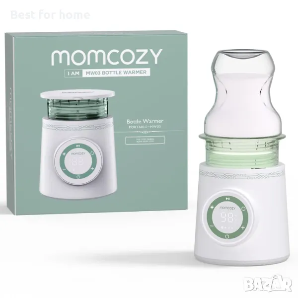 Momcozy MW03 Нагревател за бебешки бутилки- акумулаторен, преносим, универсален, снимка 1