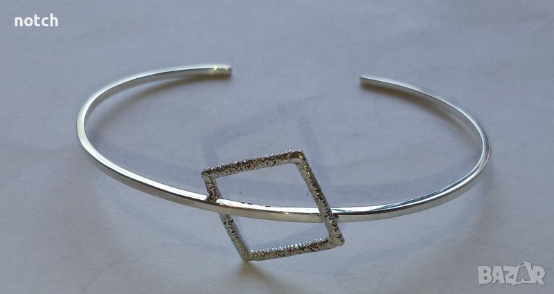 Сребърна гривна, снимка 1