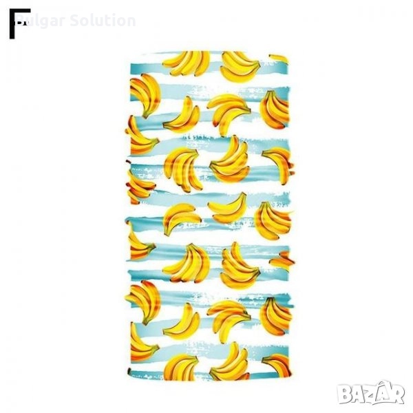 Бандана на Банани. Кърпа за глава, шал, маска, други, снимка 1