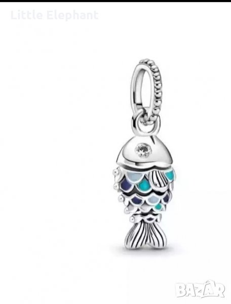 -50%-Висящ елемент рибка,blue/нов, снимка 1