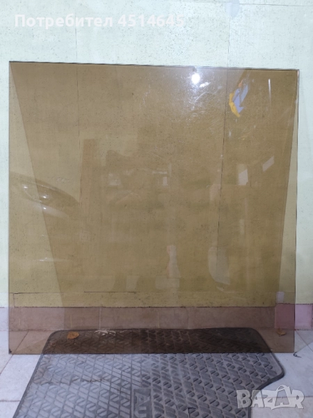 Стъклен плот 940/940/5 мм, снимка 1