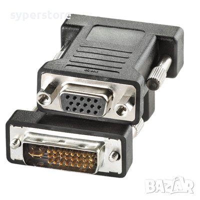 Адаптер DVI M - VGA HD15F SS301080, снимка 1