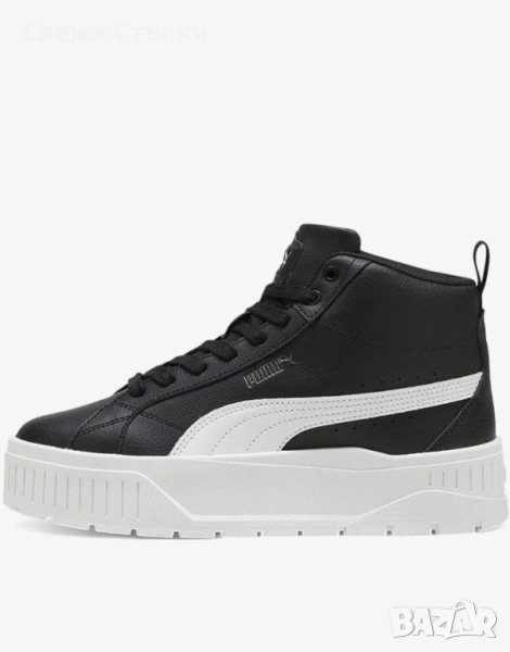 Чудесни дамски обувки PUMA в черно, изработени от висококачествени материали., снимка 1