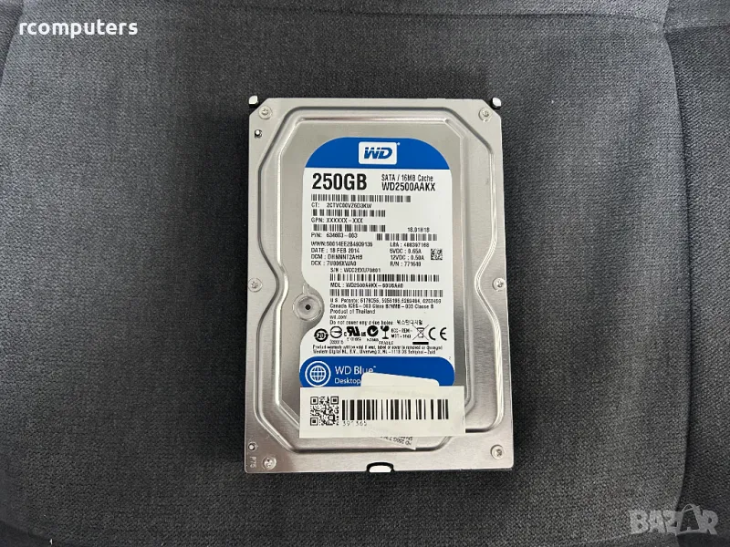 Хард диск WD 250GB SATA за компютър, снимка 1