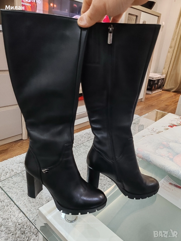 Дамски ботуши от естествена кожа , снимка 1