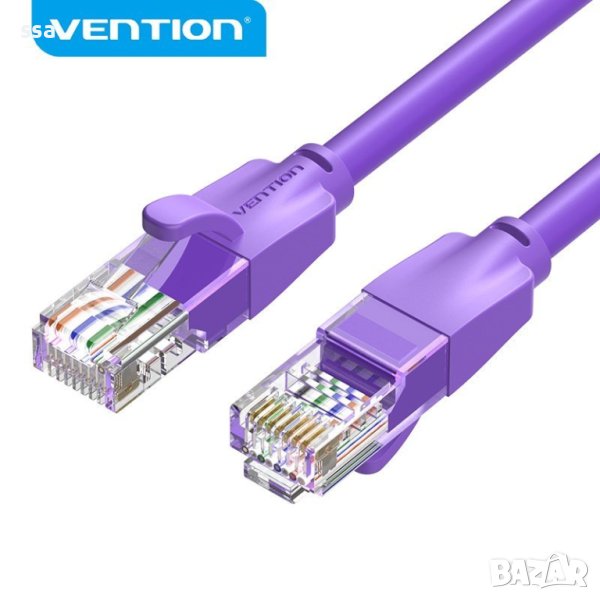 Vention Кабел LAN UTP Cat.6 Patch Cable - 2M Purple - IBEVH, снимка 1