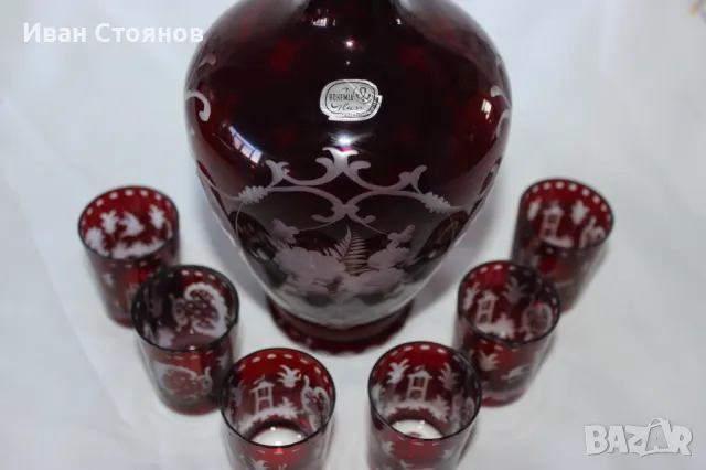 Кристален сервиз Bohemia от 7 части, снимка 10 - Сервизи - 49118506