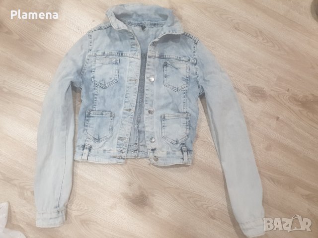 Дамско дънково яке