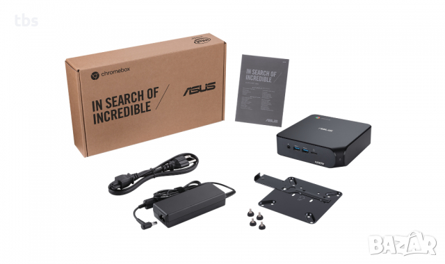 Мини компютър ASUS chromebox 4 НОВ!! , снимка 4 - За дома - 36193215