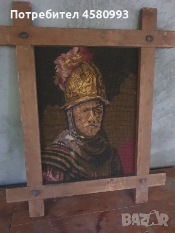 Гоблен ръчно шит, снимка 3 - Декорация за дома - 53301891
