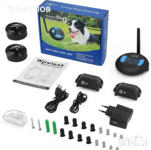 Електронен нашийник за куче-електронна ограда електронен-пастир безжичен, водоустойчив, снимка 7 - За кучета - 42048795