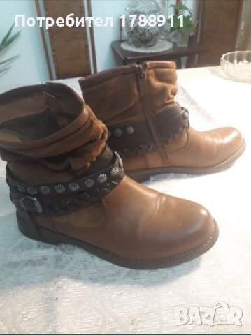 Дамски боти телешки бокс, снимка 2 - Дамски боти - 44474361