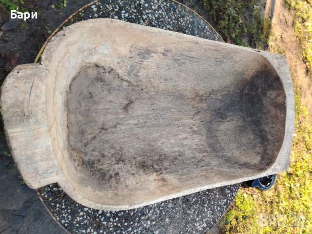 Стара нощва,копанка,дървено корито 2, снимка 2 - Други ценни предмети - 45379992