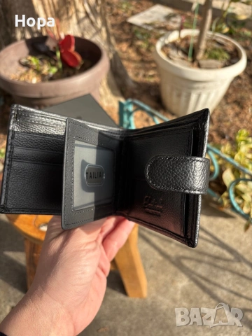 Мъжко портмоне от естествена кожа, снимка 10 - Портфейли, портмонета - 53711919