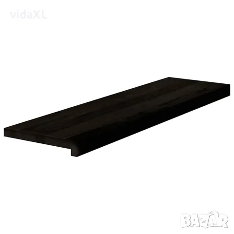 vidaXL Стълбищни стъпала, 16 бр, кафяво-черни, 90x25x2 см, дъб масив, снимка 3 - Изтривалки - 56146965