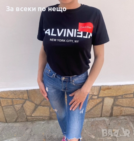 Calvin Klein Унисекс Тениска👚👕Мъжка Тениска Келвин Клайн 👕Дамска Тениска - 3 Модела Код LFS579, снимка 5 - Тениски - 51835522