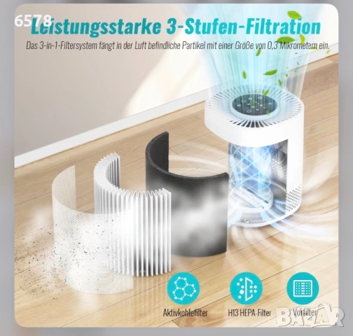 Пречиствател за въздух, снимка 2 - Овлажнители и пречистватели за въздух - 53176005