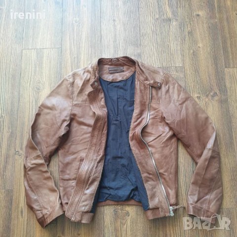 Страхотно мъжко кожено яке DNA  размер L / 50 , снимка 8 - Якета - 38709914
