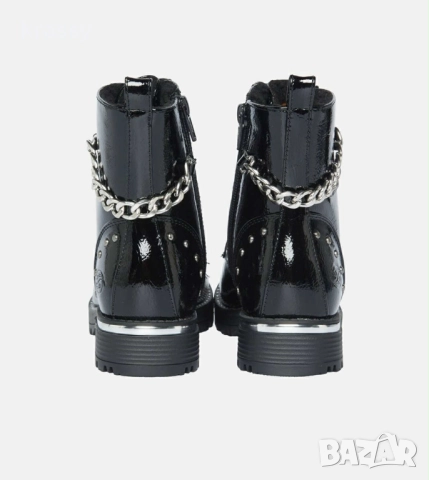 НОВИ големи дамски боти тип кубинка (номер 40), снимка 3 - Дамски боти - 52852361