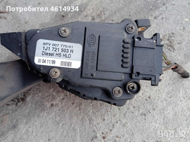 Газ педал  за Seat Toledo 1.9дизел 110к.с 1999г, снимка 3 - Части - 52243219