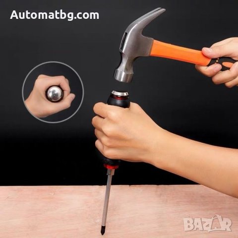 Комплект отвертки Automat, Ударни, 7бр, Черен, снимка 2 - Аксесоари и консумативи - 41843963