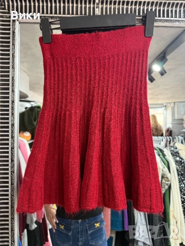 Пола от плетиво в размер S, снимка 4 - Поли - 52926880