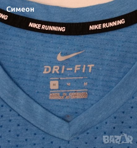 Nike DRI-FIT оригинална тениска M Найк спорт фланелка, снимка 3 - Спортни дрехи, екипи - 41668986