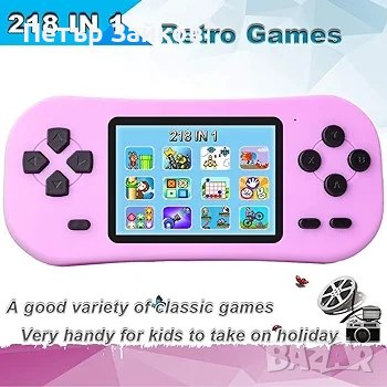 Ретро ръчни игри за деца с вградена 218 класическа аркадна игра 2.5', снимка 6 - Колекции - 42419635