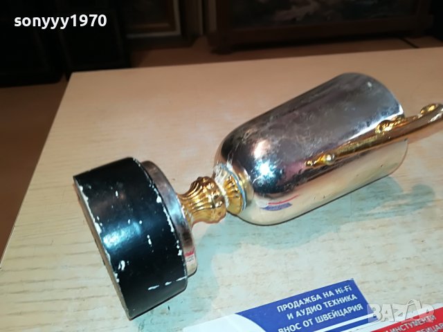 купа/ваза-инокс и злато от франция 0502231513, снимка 10 - Антикварни и старинни предмети - 39562774