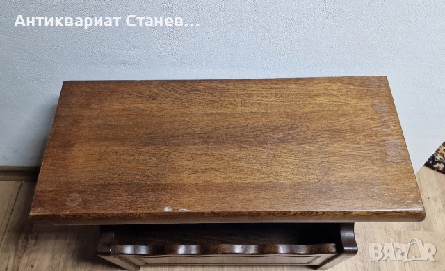 Масивна дъбова поставка за вестници, снимка 3 - Декорация за дома - 52619296