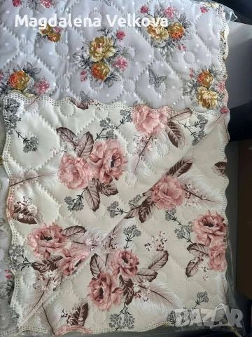 Капитонирано шалте , снимка 18 - Покривки за легло - 53310709