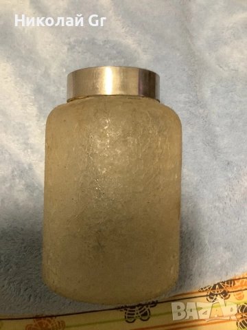 Кутия за чай произведено във Франция изработено. Чрез кракел техника 1920 години, снимка 3 - Антикварни и старинни предмети - 52333339