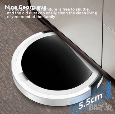 Прахосмукачка робот за сухо и мокро почистване с дистанционно управление - ROBOT7, снимка 7 - Прахосмукачки - 53562245