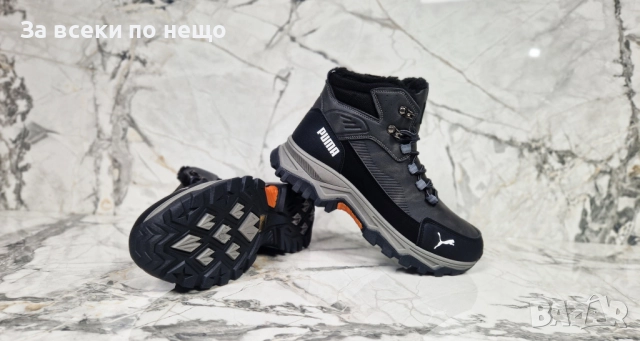 Puma Мъжки Зимни Кубинки С Топла Дебела Вата Пума - Налични Различни Цветове Код P1707, снимка 8 - Мъжки боти - 52969886