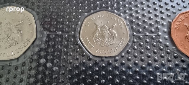 Уганда. Лот. 1, 2 ,5 и 10  шилинга. UNC. Чисто нови .4 бройки., снимка 11 - Нумизматика и бонистика - 44363182