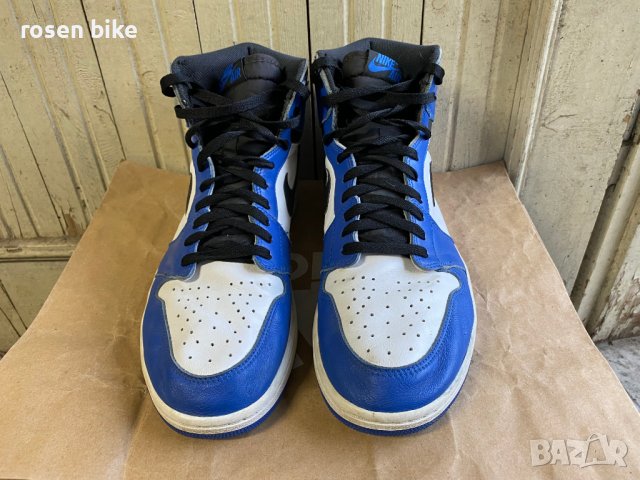  ''Nike Air Jordan 1 Retro Game Royal''оригинални маратонки 47.5 номер, снимка 3 - Маратонки - 41656753