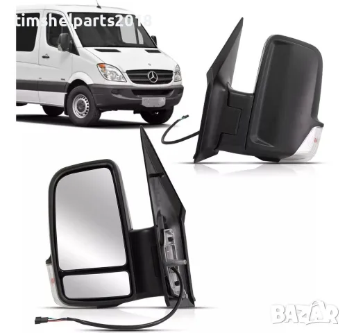 Огледало електрическо за Mercedes Sprinter 906, VW Crafter след 2006г - Шофьорска страна