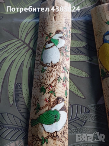 Пирография върху дърво , снимка 3 - Декорация за дома - 53454460