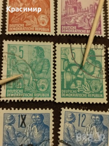 Пощенски марки ГДР.5 годишен план , снимка 5 - Филателия - 51359940