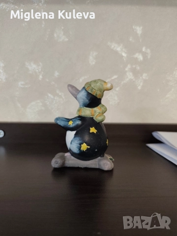 Малка керамична фигурка Пингвин Цена 2лв., снимка 3 - Декорация за дома - 51449463