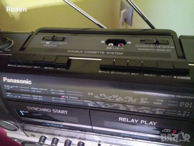 Продавам радиокасетофон Panasonic rx ct 500 Japan , снимка 4 - Радиокасетофони, транзистори - 40515738
