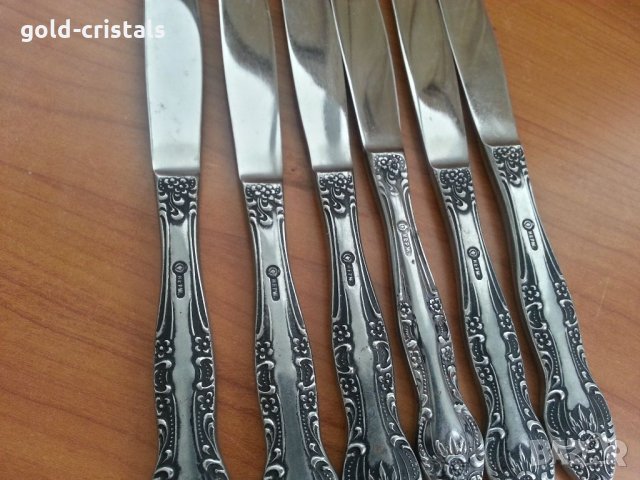 Руски ножове вилици лъжици , снимка 3 - Антикварни и старинни предмети - 34112458