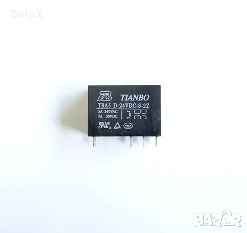 Реле NRP13-C24D 24VDC 5A 2 контактни групи 240V, снимка 1