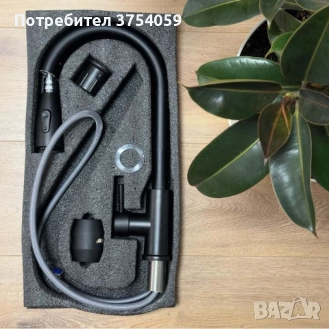 Кухненски смесител с издърпващ се душ, снимка 5 - Смесители - 52381968